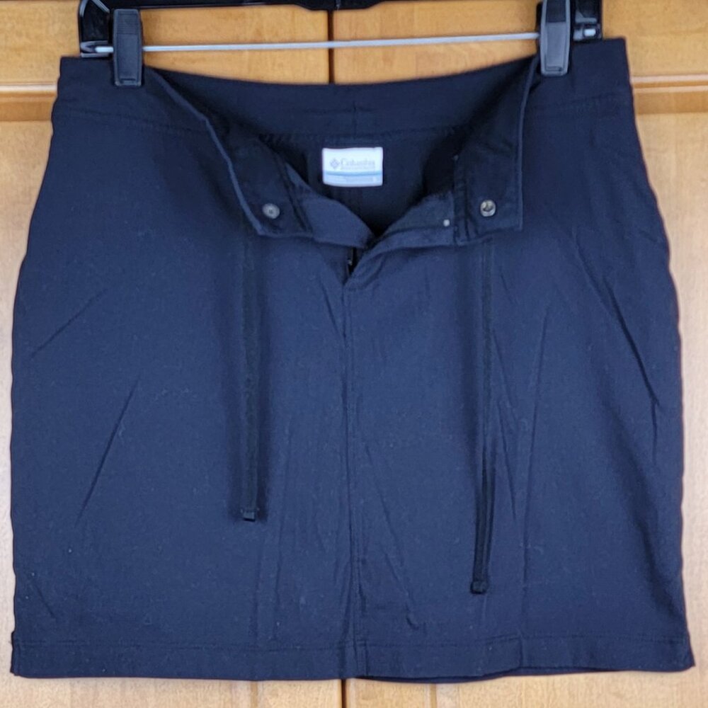 Women's Columbia Black Athletic Skort with Back Pocket - 6 - Picture 2 of 10